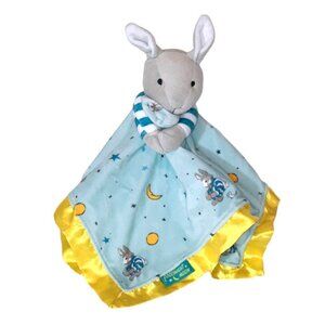 Kids Preferred Goodnight Moon Bunny Rabbit Security Lovey Blanket 16" X 16"